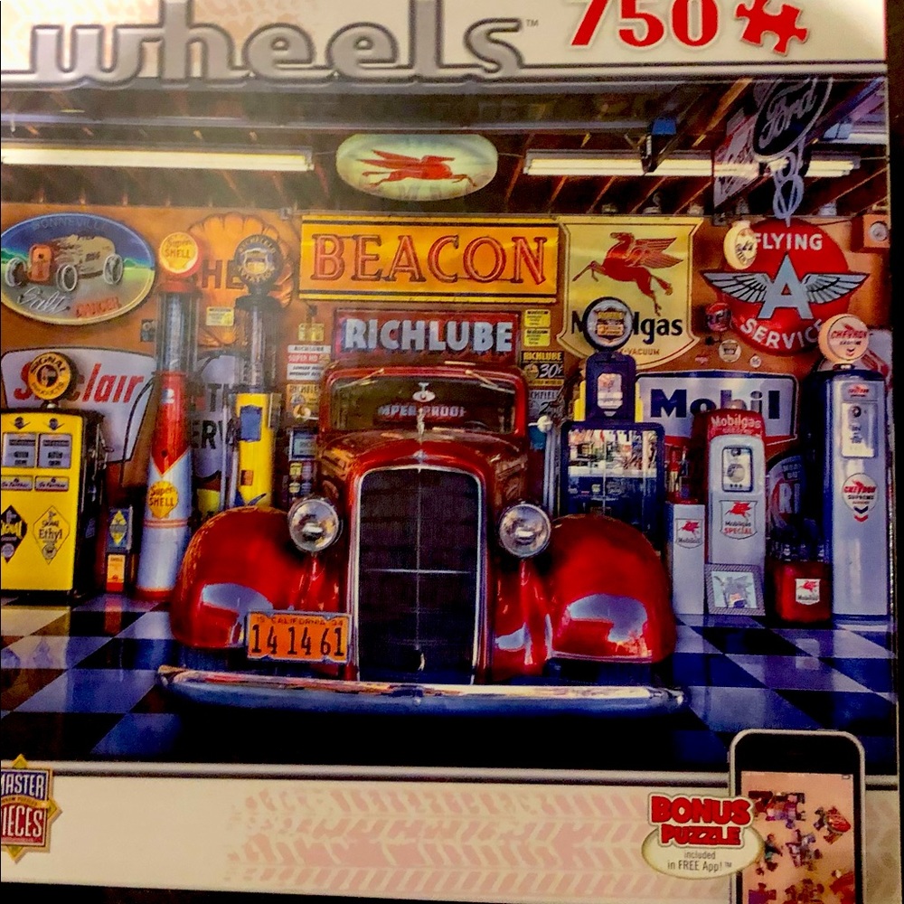 3 for $20 750 piece “wheels” jigsaw puzzle high quality collection